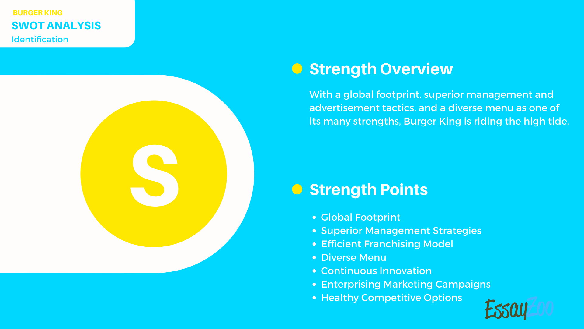 SWOT Analysis On Burger King: Essay Example For Free